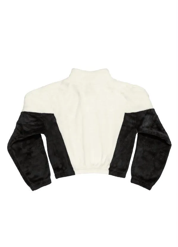 Gloss - Blusão Juvenil em Fleece Bege 4