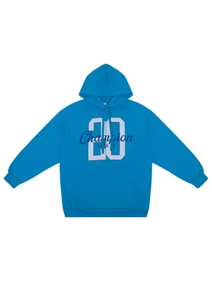 Minty - Blusão Juvenil Feminina em Moletom Azul - MINTY