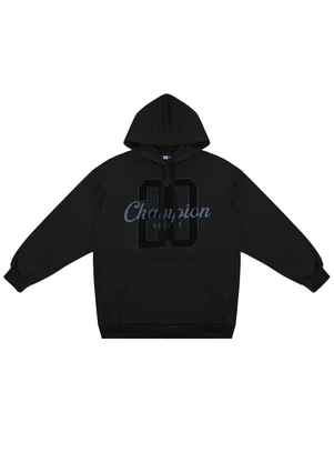 Minty - Blusão Juvenil Feminina em Moletom Preto - MINTY