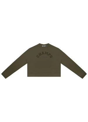 Minty - Blusão Juvenil Feminino em Moletom Verde - MINTY