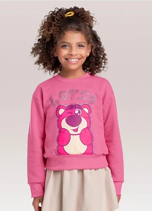 Fakini Kids - Blusão Lotso Rosa - FAKINI KIDS