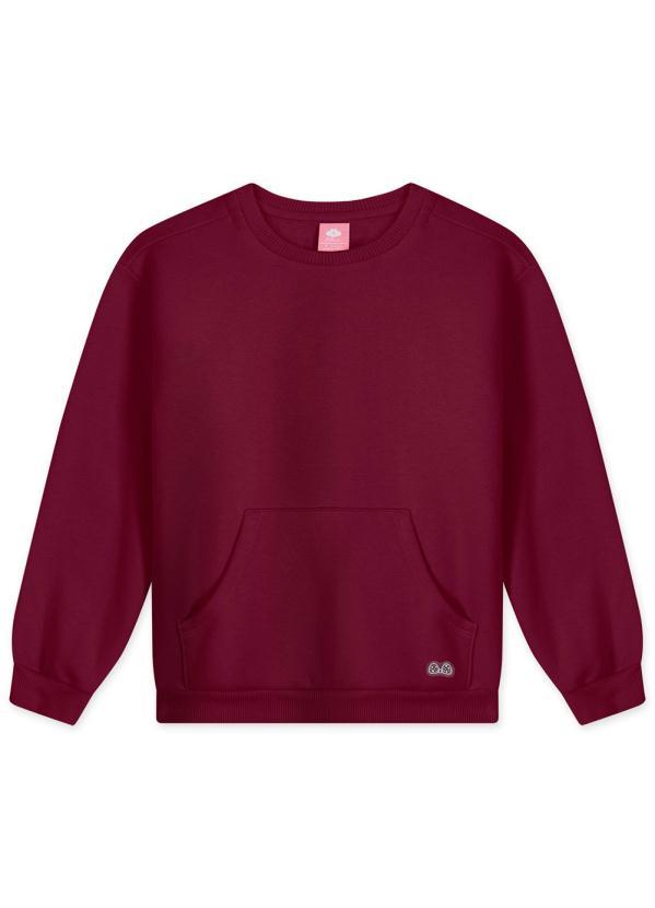 Lilica Ripilica - Blusão Manga Longa com Aroma Infantil Bordô