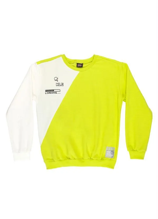 Gloss - Blusão Menina Juvenil em Moletom Amarelo 3