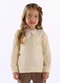 Up Baby - Blusão Menina Malha Comfort Branco - variação:  