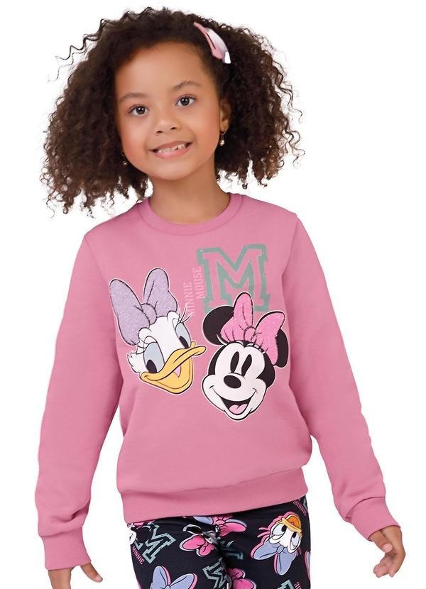 Malwee Kids - Blusão Minnie & Margarida® Rosa