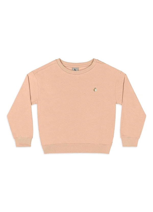 Quimby - Blusão Molecotton Felpado Marrom 3