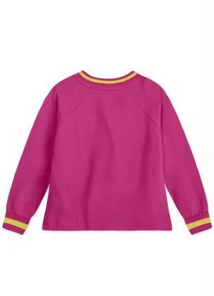 Lilica Ripilica - Blusão Moletom Menina Rosa - LILICA RIPILICA