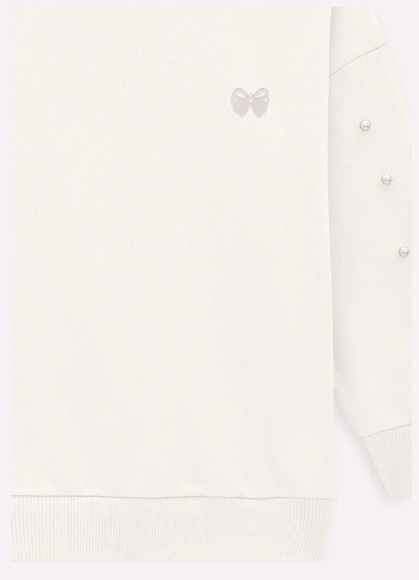 Milon - Casaco Infantil com Pérolas Milon Off White 2