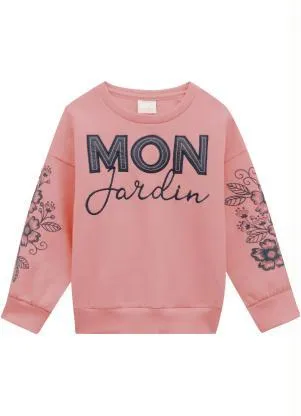 Milon - Casaco Infantil Menina Rosa - MILON