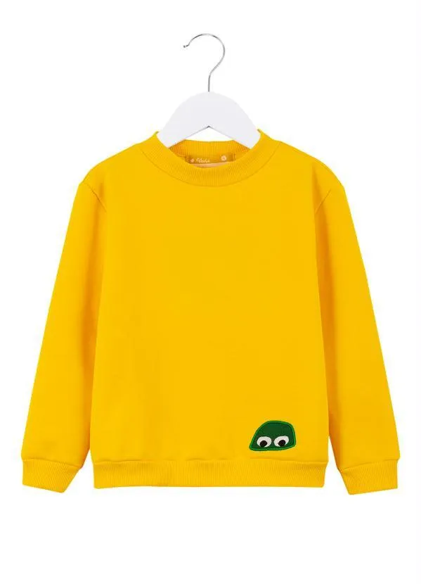 Fábula - Casaco Menina de Moletom Coletivo Amarelo
