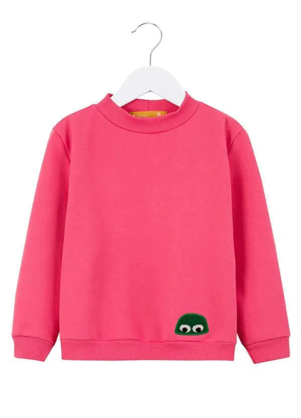 Fábula - Casaco Menina de Moletom Coletivo Rosa