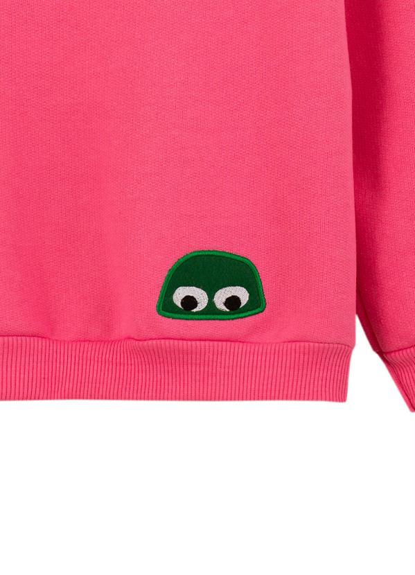 Fábula - Casaco Menina de Moletom Coletivo Rosa 2