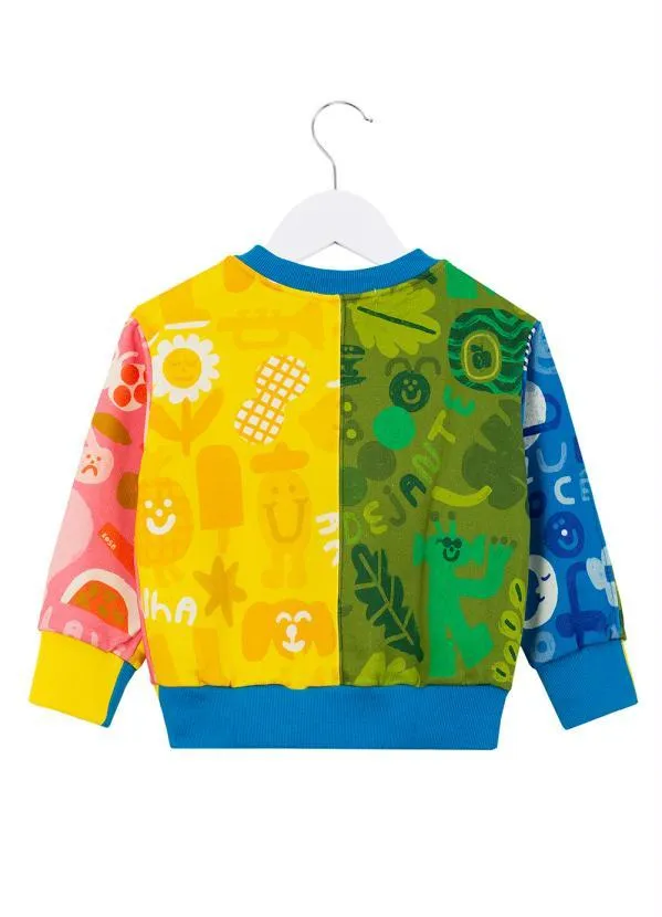 Fábula - Casaco Menina de Moletom Cordeque Estampado 2