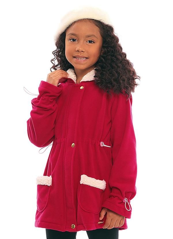 Soft Bonni - Parka Infantil Feminina Soft Rosa