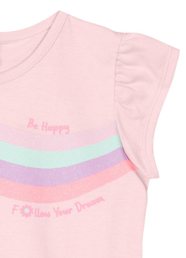 Brandili - Blusa Infantil Menina em Malha  Rosa 2