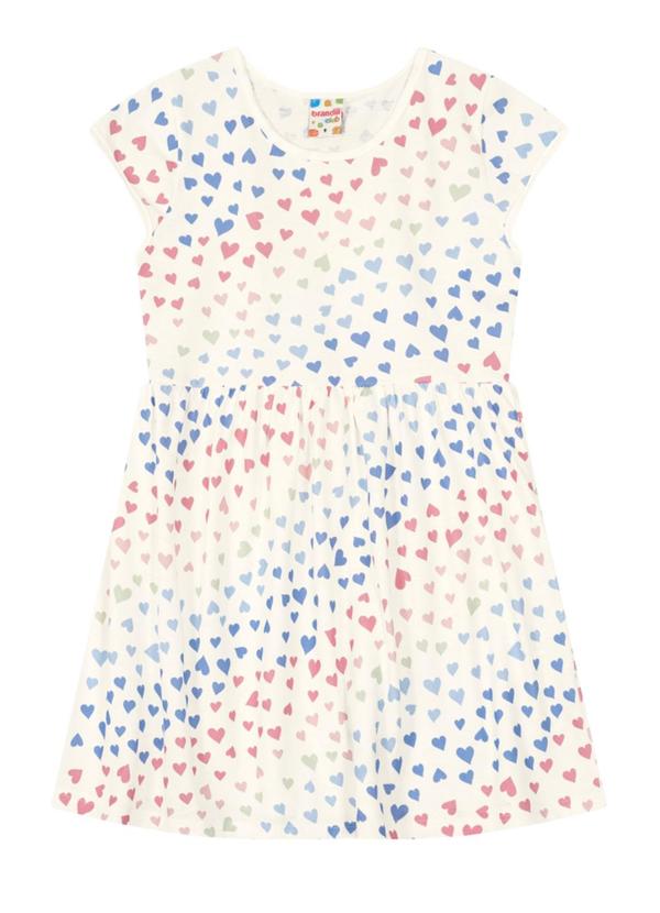 Brandili - Vestido Estampado Infantil Menina Natural 2