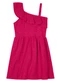 Brandili - Vestido Infantil Menina com Babado  Rosa - variação: Rosa