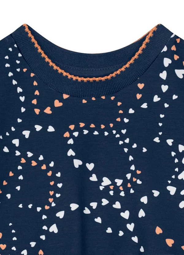 Brandili - Vestido Infantil Menina Estampado Azul 3