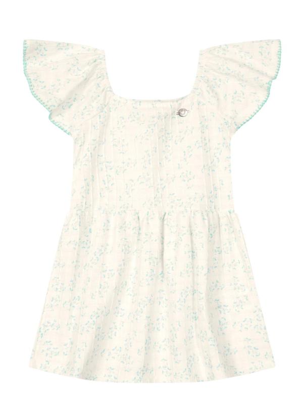 Brandili - Vestido Infantil Menina Estampado Natural 2