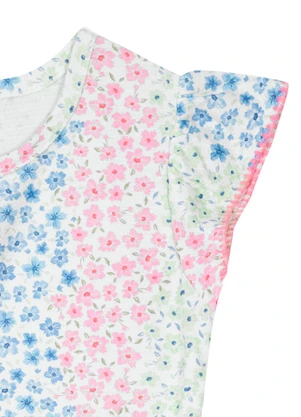 Brandili - Vestido Infantil Menina Estampado  Natural - BRANDILI