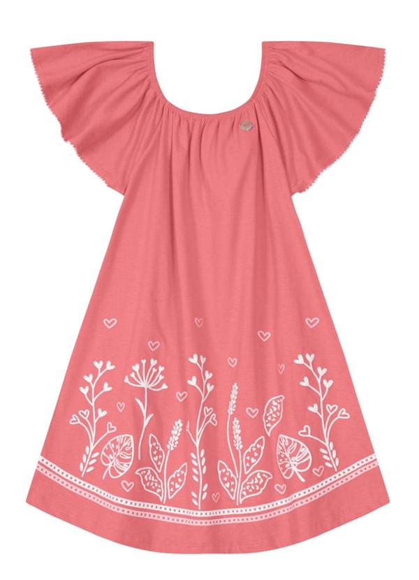 Brandili - Vestido Infantil Menina  Rosa 2