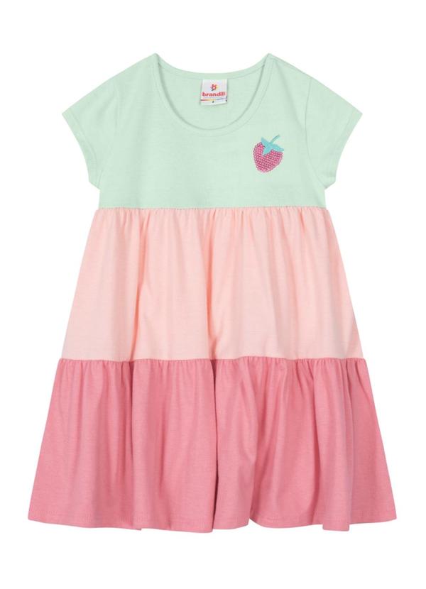 Brandili - Vestido Infantil Menina Três Marias Verde