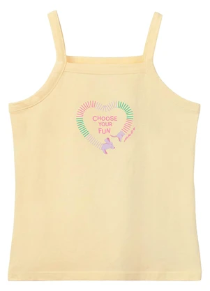 Malwee Kids - Blusa Básica Choose Your Fun Amarelo Claro - MALWEE KIDS