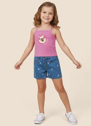 Malwee Kids - Blusa Básica Funny Day Rosa - MALWEE KIDS
