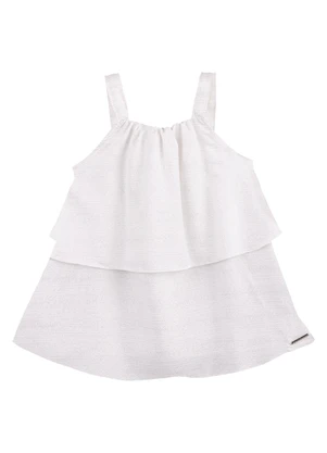 Carinhoso - Blusa em Babados Branco - CARINHOSO