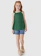 Carinhoso - Blusa em Babados Verde  - variação: Verde