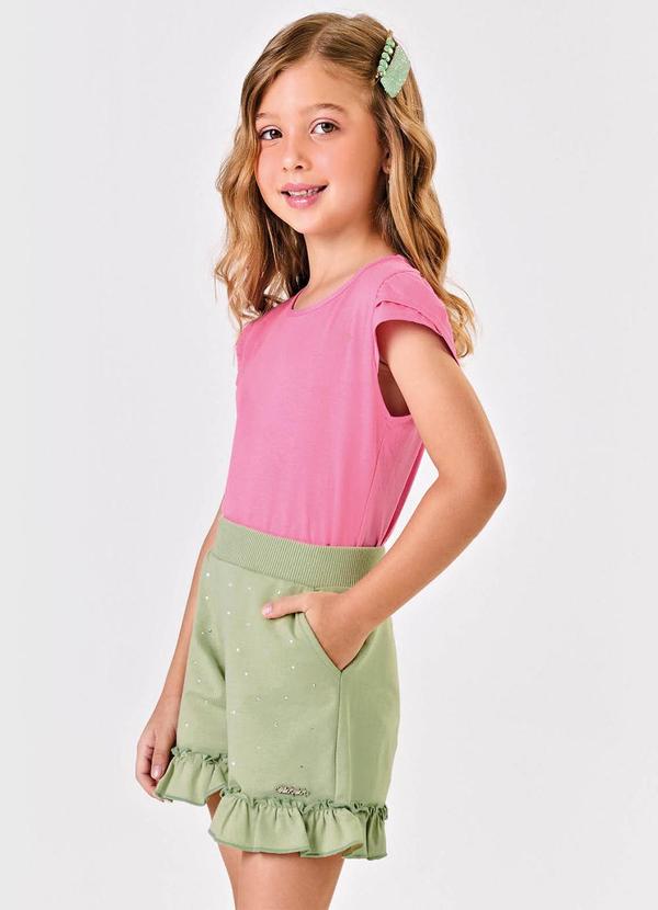 Rovitex - Blusa Feminina Infantil Rosa