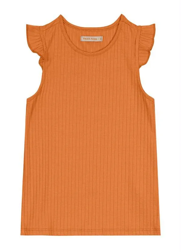 Trick Nick - Blusa Infantil Menina Ribana Laranja