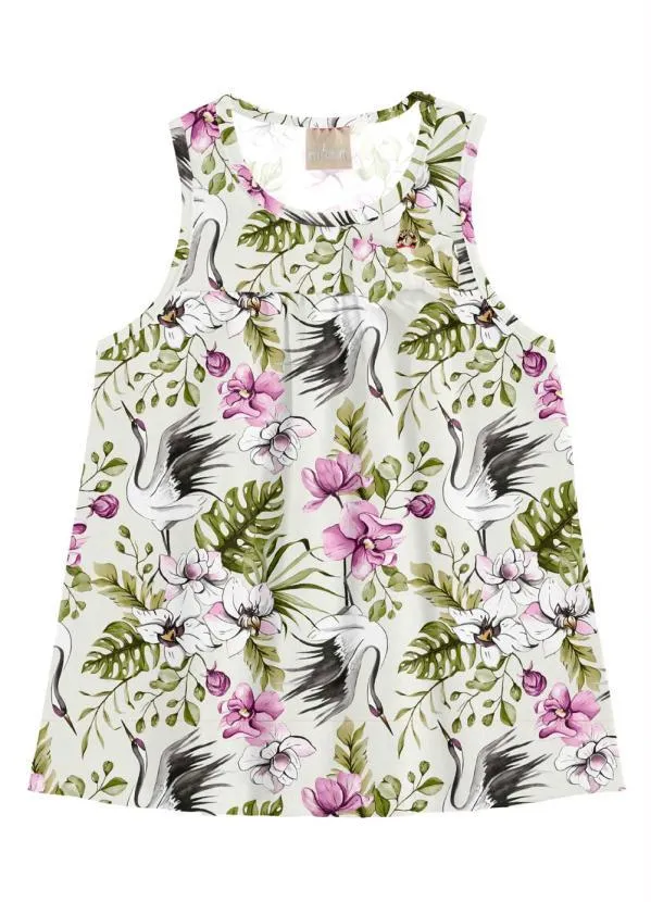 Milon - Blusa Infantil MeninaVerde