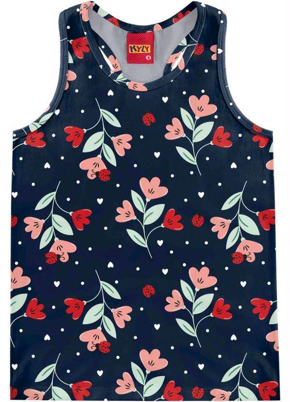 Kyly - Blusa Infantil Menina Azul