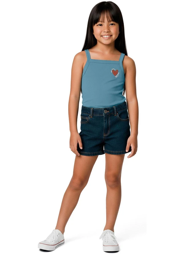 Malwee Kids - Blusa Kind Hearts Shine Bright Azul 2