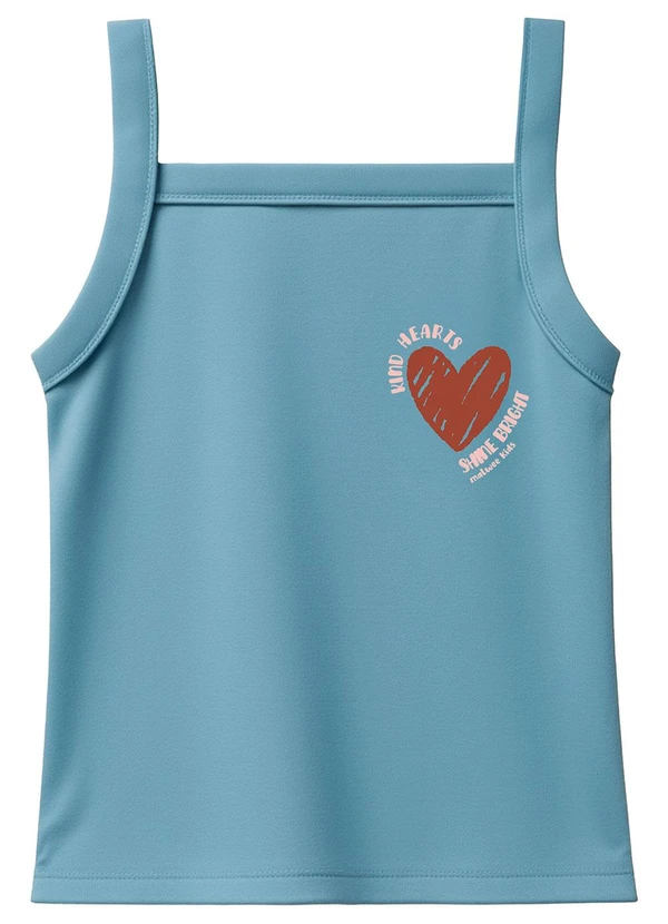 Malwee Kids - Blusa Kind Hearts Shine Bright Azul 3
