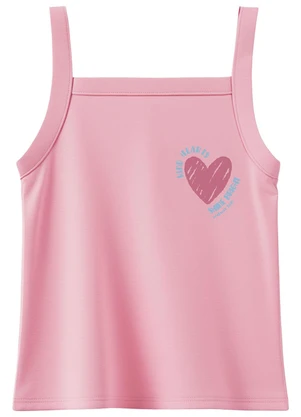 Malwee Kids - Blusa Kind Hearts Shine Bright Rosa Claro - MALWEE KIDS