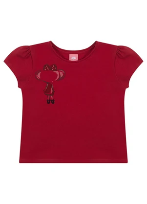 Lilica Ripilica - Blusa Manga Curta Vermelho - LILICA RIPILICA