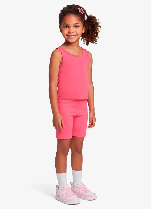 Rovi Kids - Blusa Menina em Cotton Leve Rosa