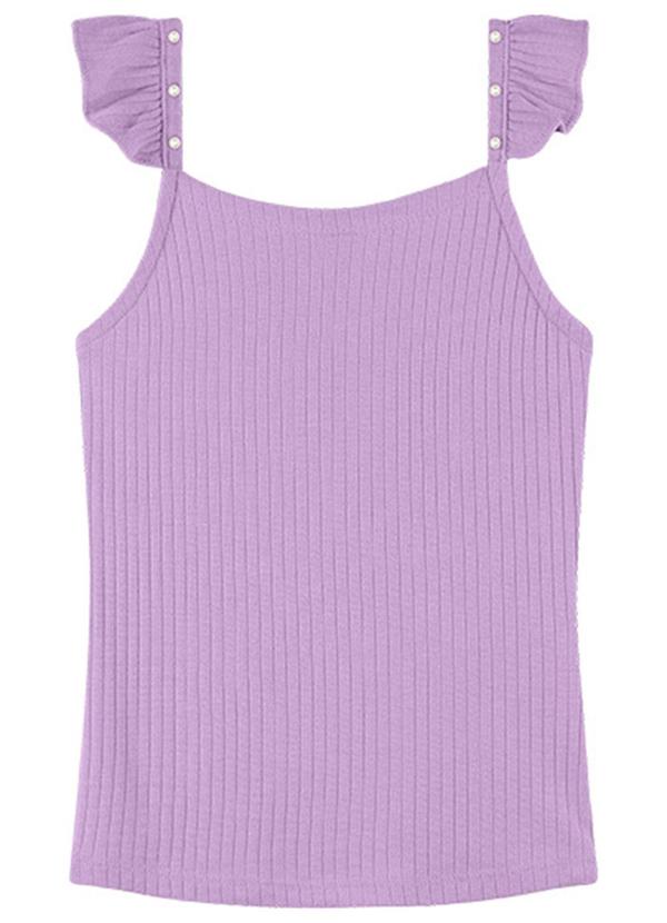 Alenice - Blusa Pérolas Menina Roxo