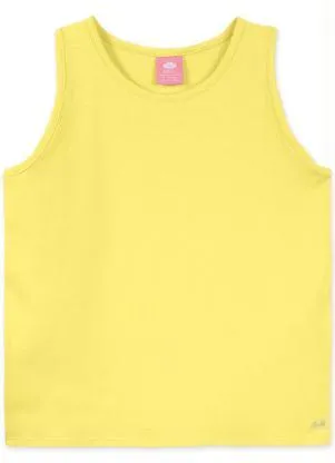 Lilica Ripilica - Blusa Regata Bebê Menina Thermo Amarelo - LILICA RIPILICA