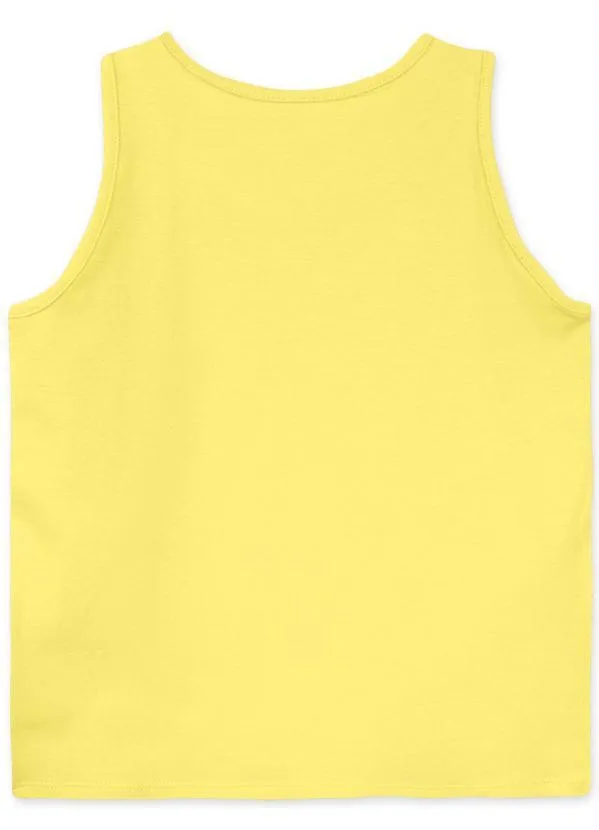 Lilica Ripilica - Blusa Regata Bebê Menina Thermo Amarelo 2