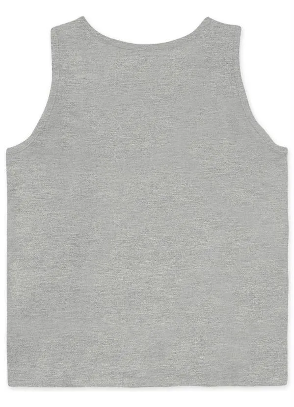 Lilica Ripilica - Blusa Regata Bebê Menina Thermo Cinza 2