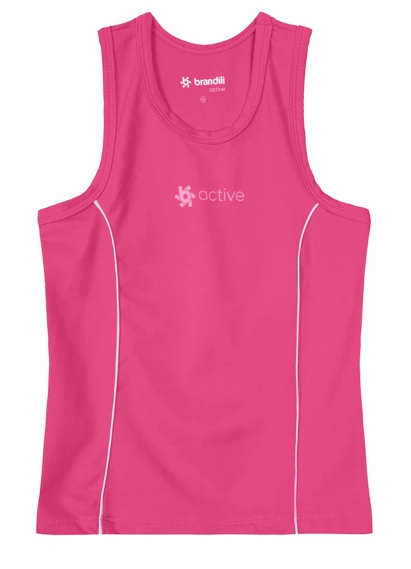 Brandili - Blusa Regata Infantil Menina Active  Rosa 3