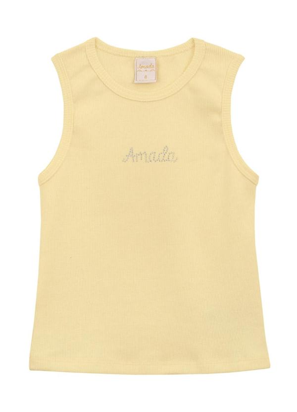 Amada - Regata Avulsaem Ribana 2x1 Amarelo 1