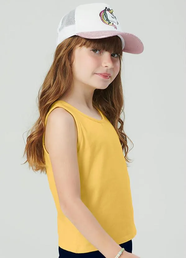 Rovi Kids - Regata Básica Amarelo