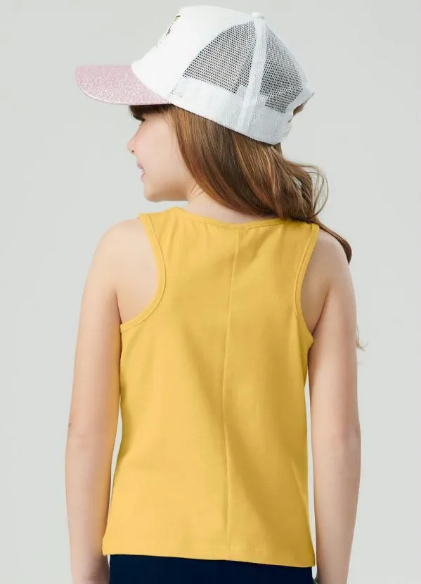 Rovi Kids - Regata Básica Amarelo 2