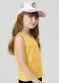 Rovi Kids - Regata Básica Infantil MeninaCinza - variação: Amarelo