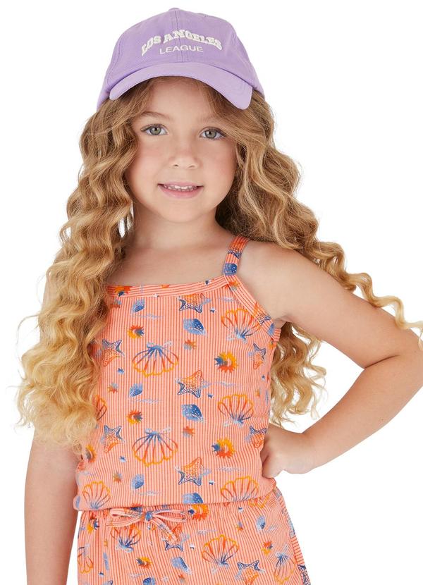 Malwee Kids - Regata Básica Conchas Coral 1