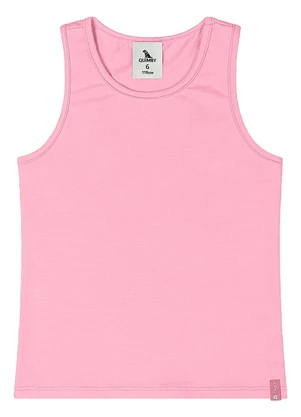 Quimby - Regata Básica Cotton Menina Rosa - QUIMBY